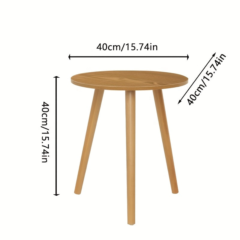 Round Side\u002F End Table, Accent Nightstand Modern For Living Room Bedroom Office Small Spaces