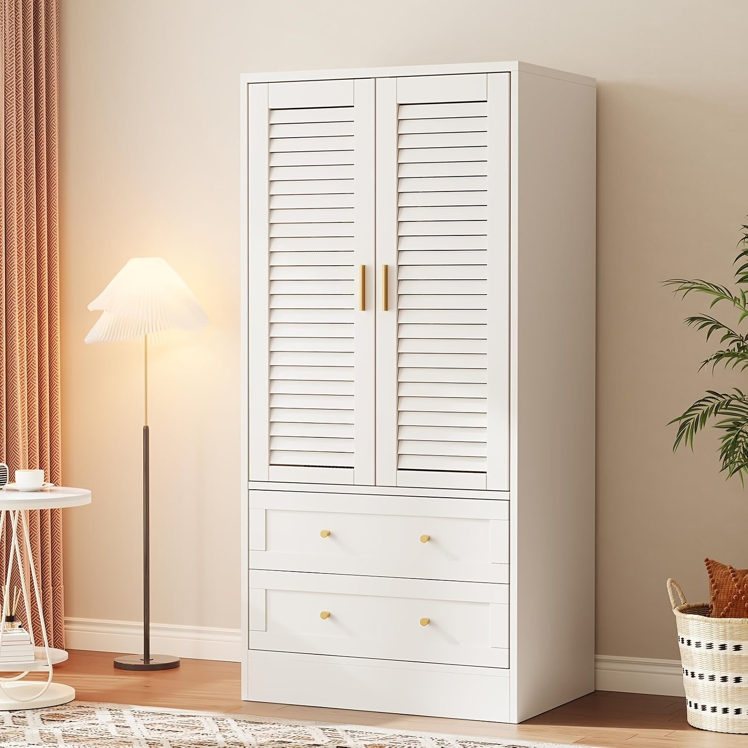 Large Capacity Wooden Closet 65\