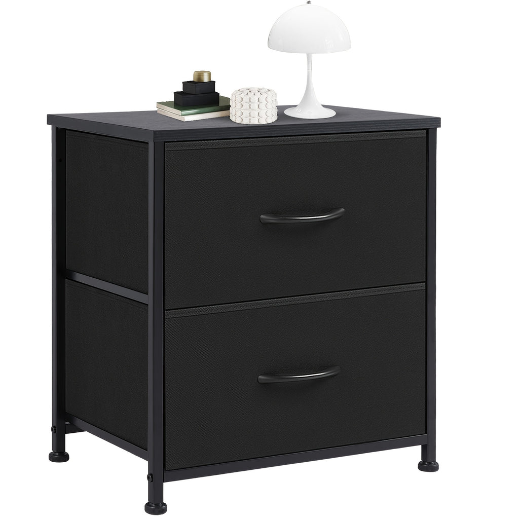 Nightstand Set Of 2, Dresser For Bedroom With 2 Drawer, Small Dresser Beside Tables