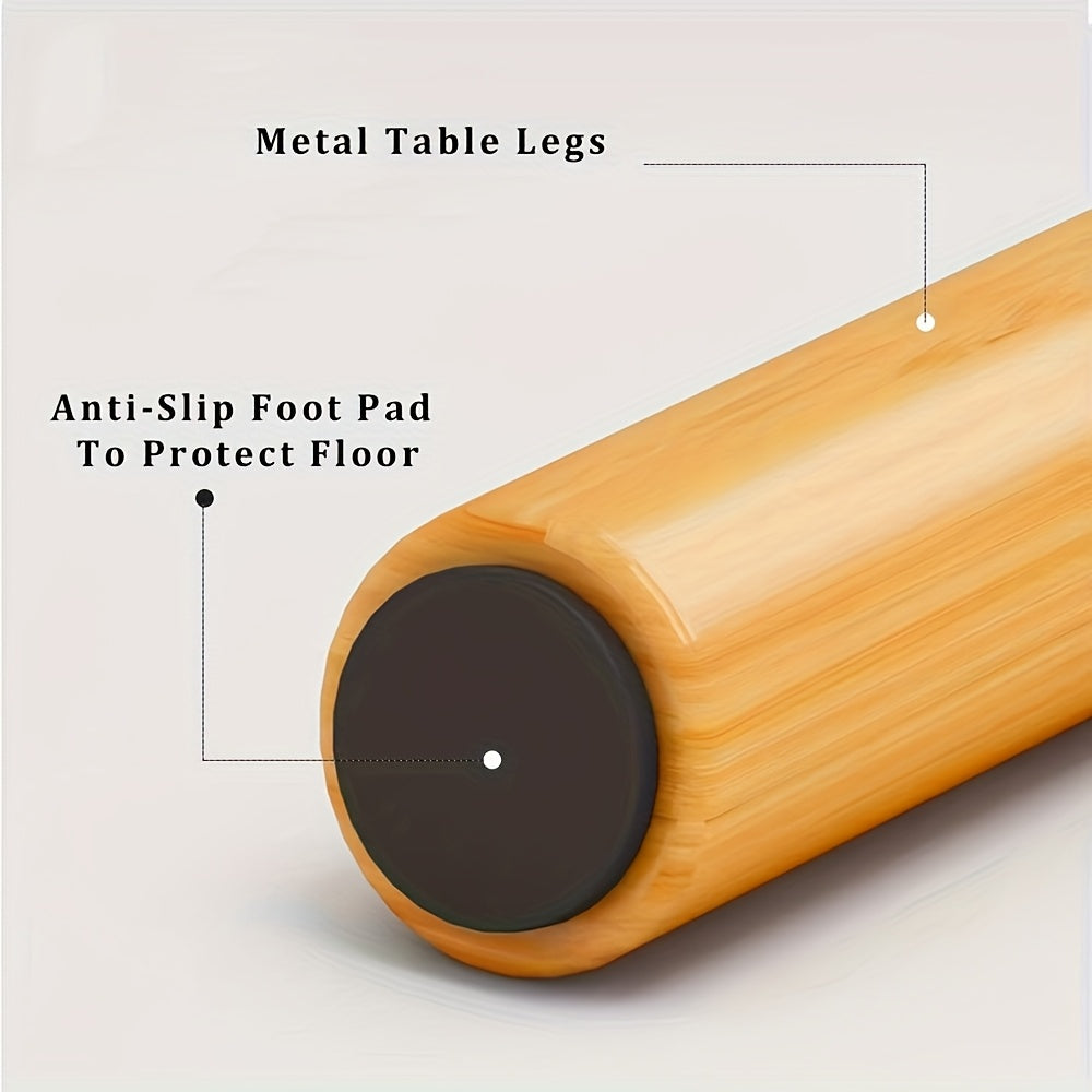 Minimalist White Side Table Minimalist Two-Tier Round Side Table
