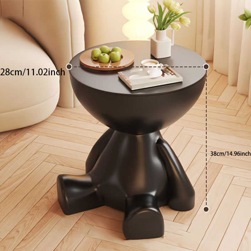 Creative Bear Side Table Large-Capacity Bear-Shaped Side Table