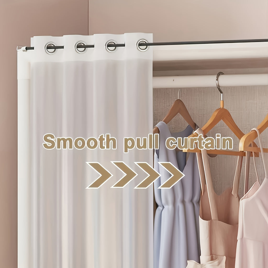 Bedroom Wardrobe, High Quality Foldable And Detachable Metal Wardrobe with Anti-Oxidation And Anti-Rust CoatingSuitable for Bedroom Storage, Bedroom Organization, Wardrobe Storage And Organization, Portable Wardrobe Closet