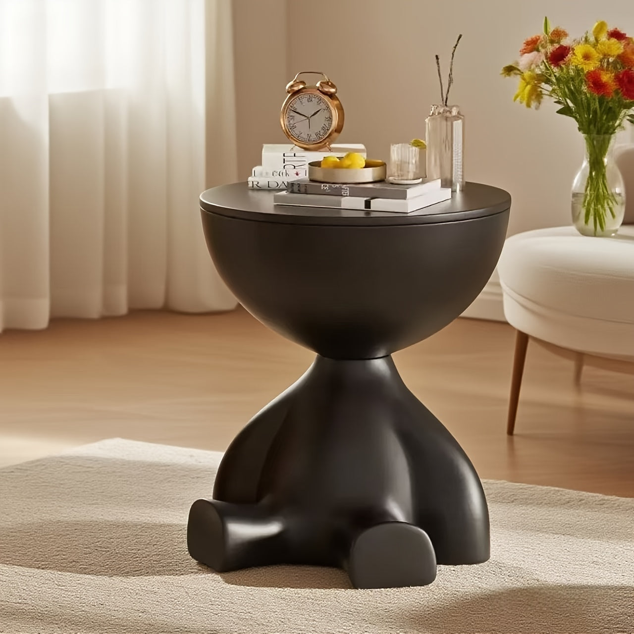 Bear-Shaped Side Table - No Assembly Needed